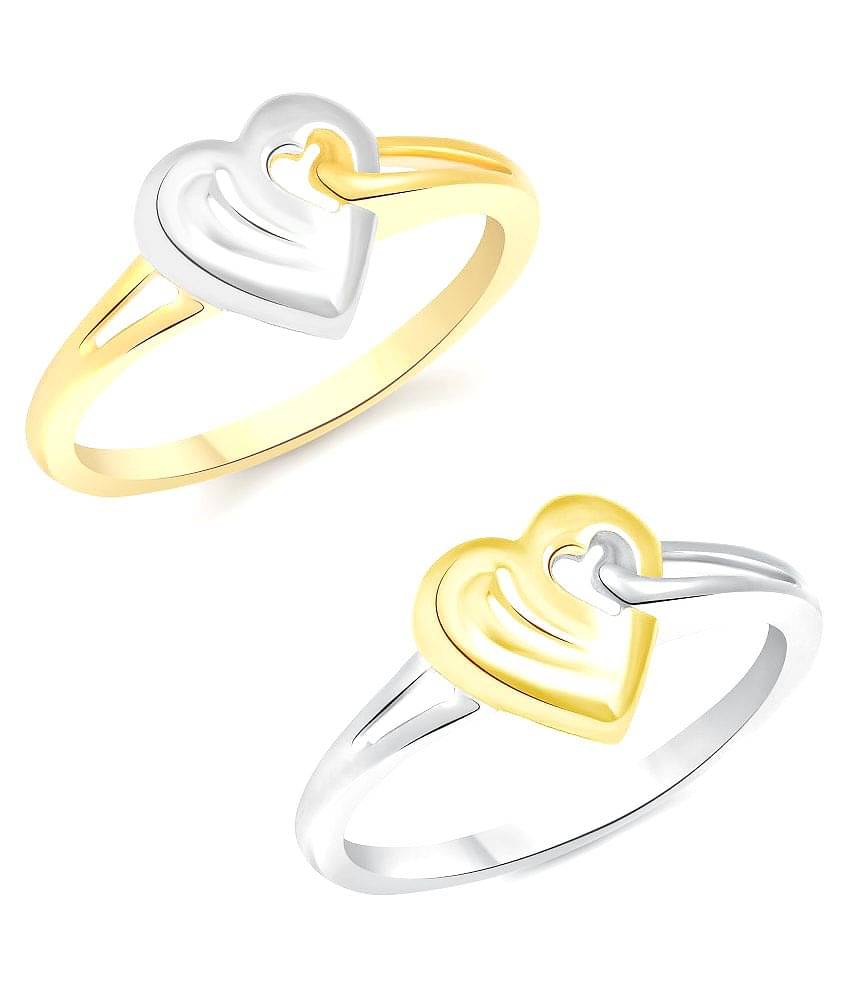 Vighnaharta Multicolour Ring - Pack of 2 Vighnaharta Multicolour Ring - Pack of 2