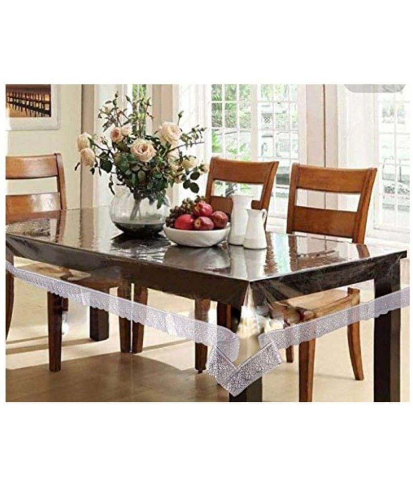     			Casa Furnishing 6 Seater Transparent PVC Single Table Covers