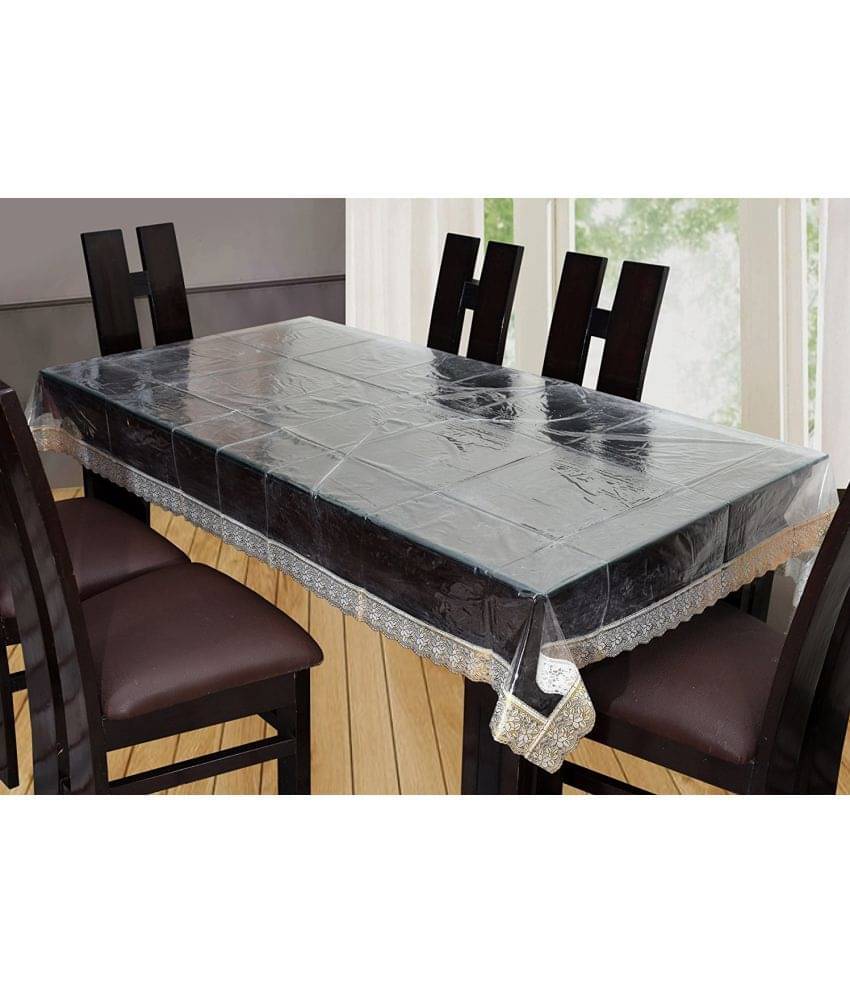 Casa Furnishing 6 Seater Transparent PVC Single Table Covers     			Casa Furnishing 6 Seater Transparent PVC Single Table Covers