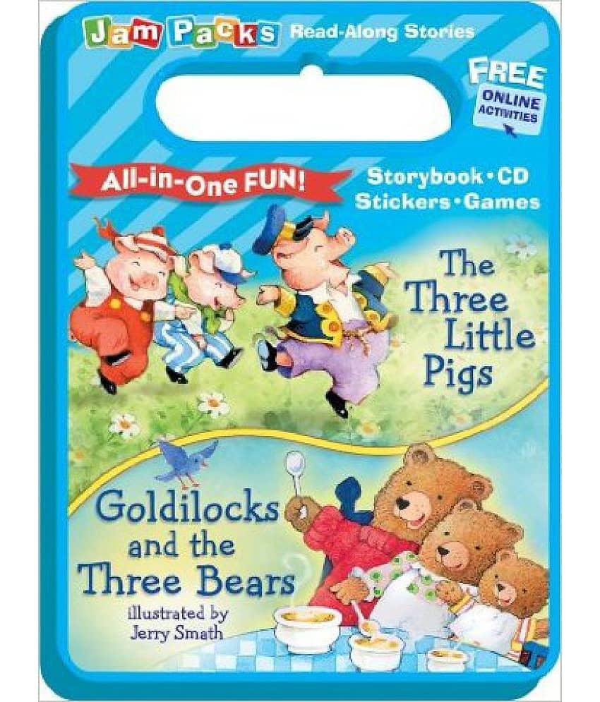 The Three Little Pigs and Goldilocks and the Three Bears: Storybook, CD and Activities (Jam Packs Read-Along Stories) - Stationery | Buy online on ZillyBuy