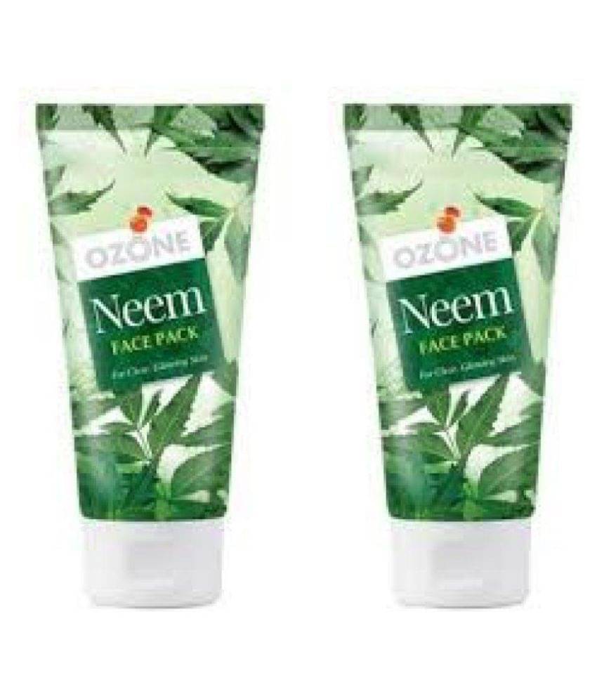 Ozone Neem Face Pack for Fairness, Tanning & Glowing Skin, For Acne & Pimple, 100 g Each (Pack of 2)     			Ozone Neem Face Pack for Fairness, Tanning & Glowing Skin, For Acne & Pimple, 100 g Each (Pack of 2)