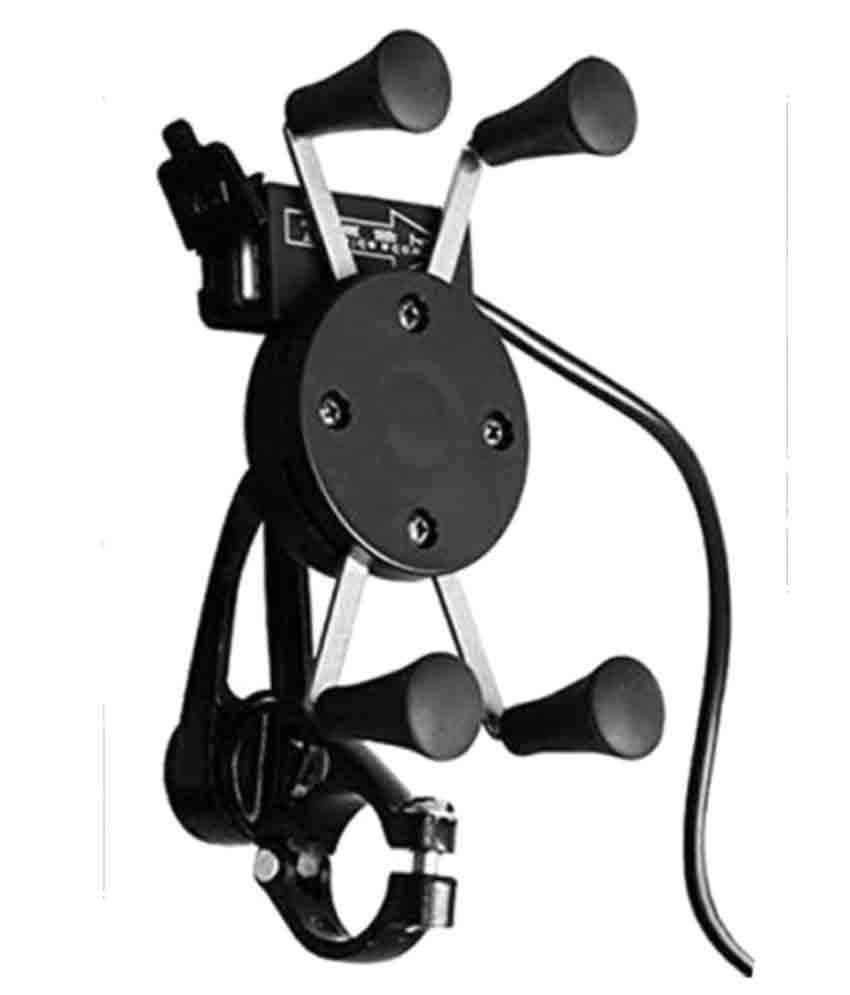     			AutoStark Spider Bike Mobile Holder with USB Charger