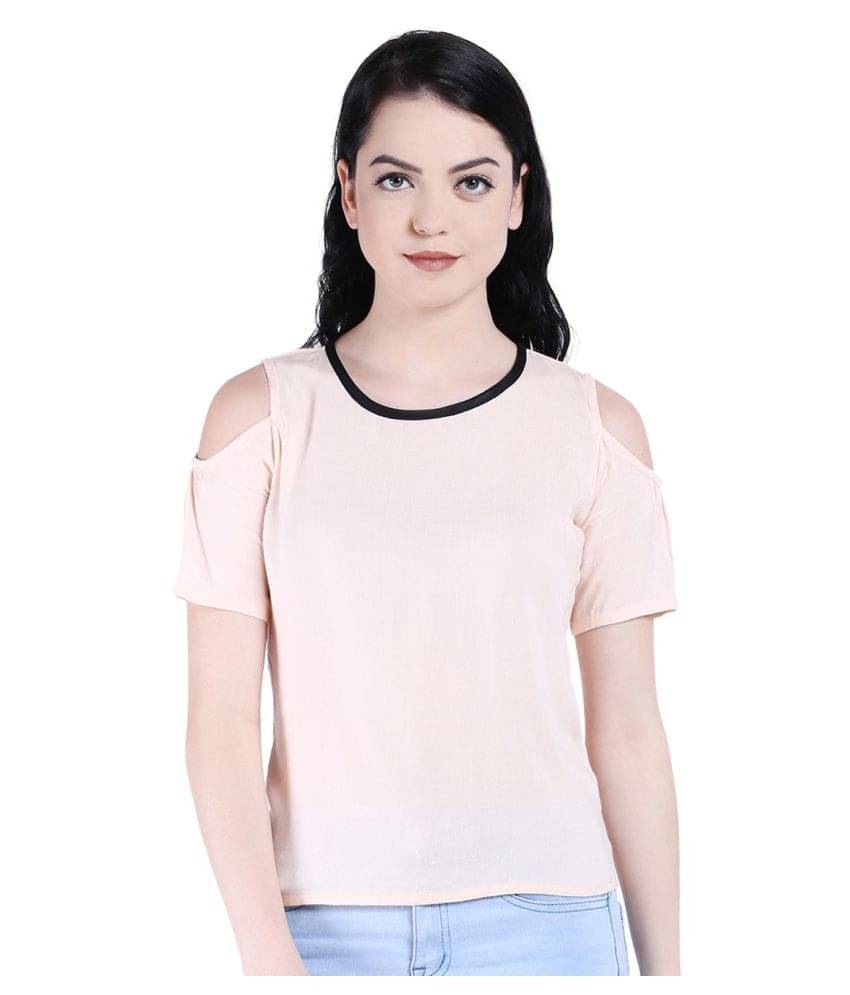 Style Quotient by NOI Women's Rayon Regular Top ( Pink ) Style Quotient by NOI Women's Rayon Regular Top ( Pink )