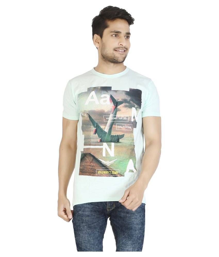 Awack Green Round T-Shirt Awack Green Round T-Shirt