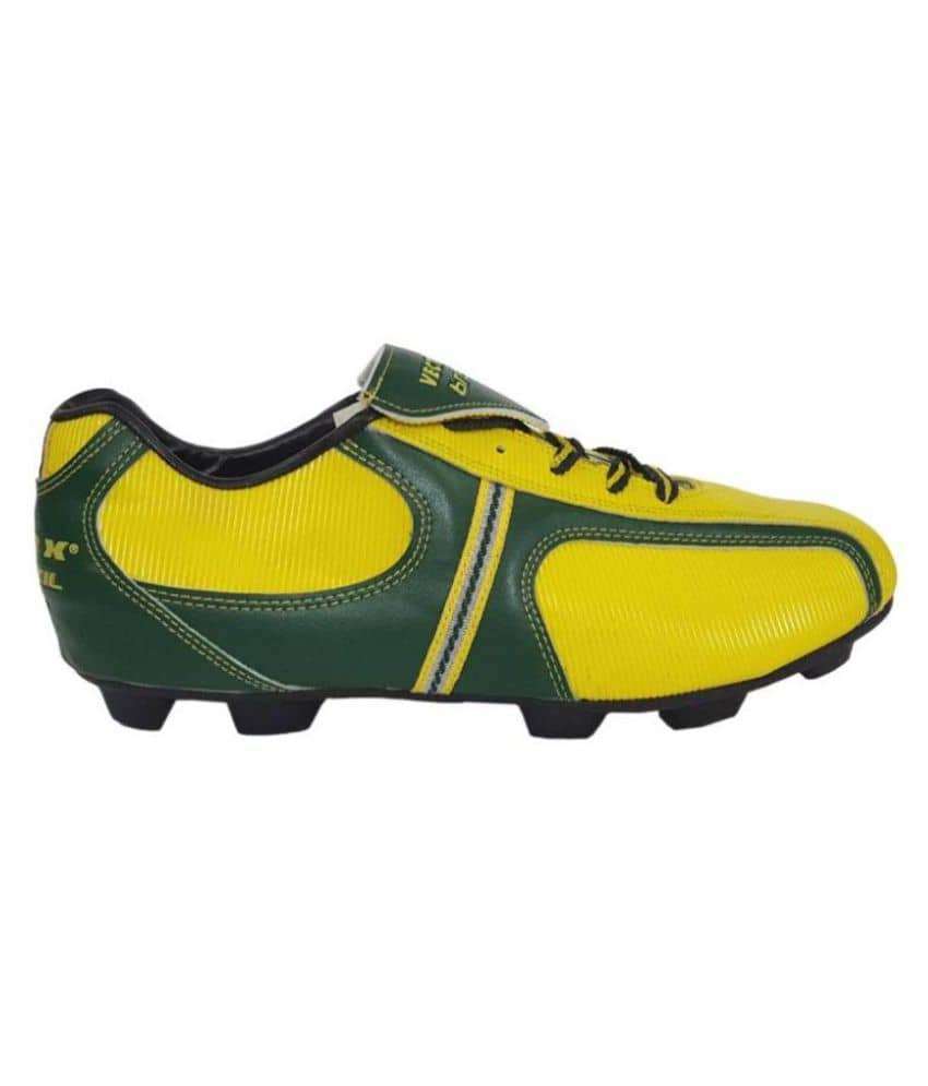 Vector X Brazil Football Studds Male Yellow - Sports Shoes | Buy online on ZillyBuy