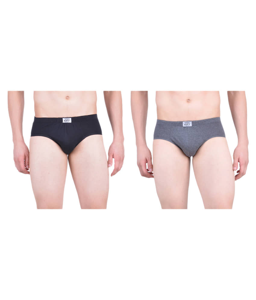 Force NXT Pack of 2 Cotton Blend Briefs For Men's ( Multicolor )