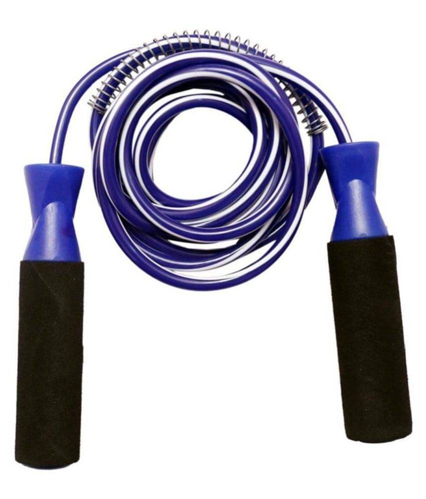     			Store At Ur Door Blue Foam Handle Skipping Rope