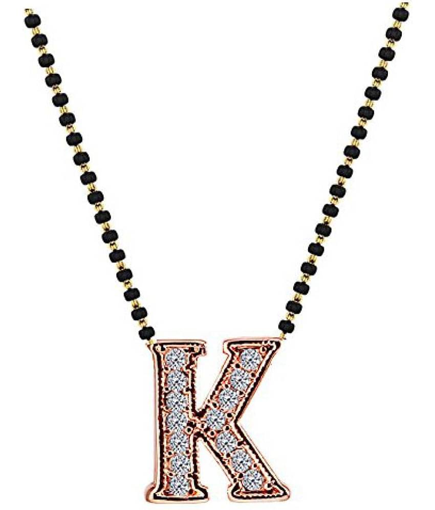 YouBella Gold Plated Mangalsutra Necklace Pendant with Chain