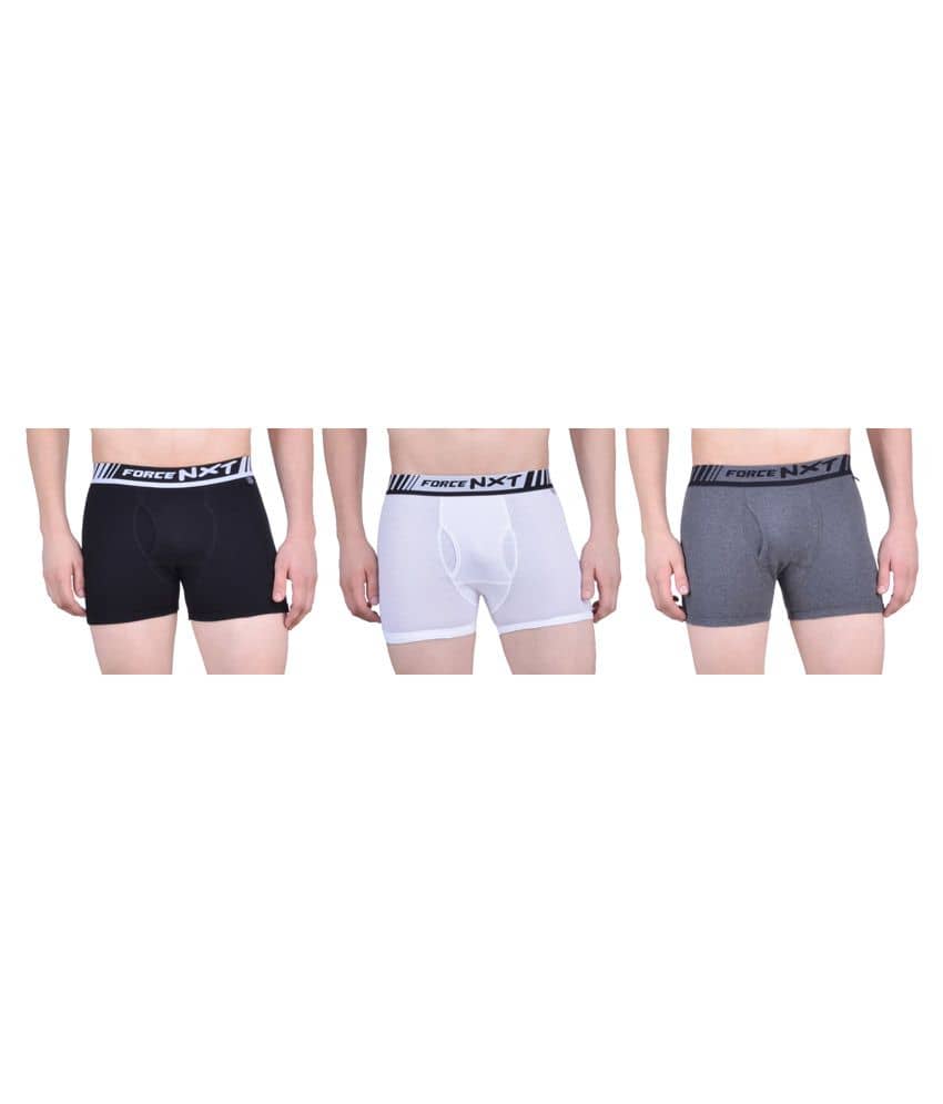 Force NXT Pack of 3 Cotton Trunk For Men's ( Multi )