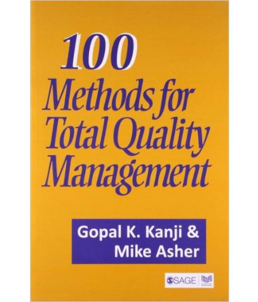 100 Methods for Total Quality Management 100 Methods for Total Quality Management