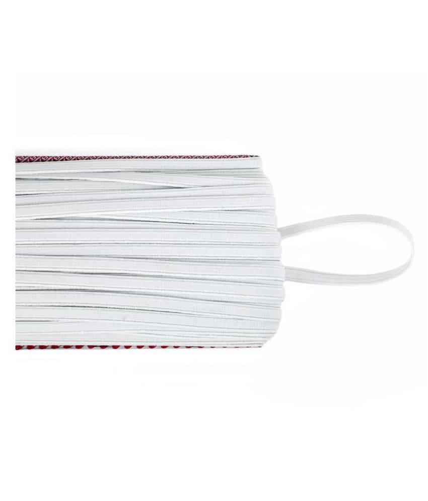     			VARDHMAN Elastic Imported, 1/4 (Quarter) Inch Width, Used in Dresses, Pants, Lingeries, Children Frocks and Underwear, Tailoring, Sportswear, Belts Waist Bands, Suitcase Straps, 25 MTS Pack