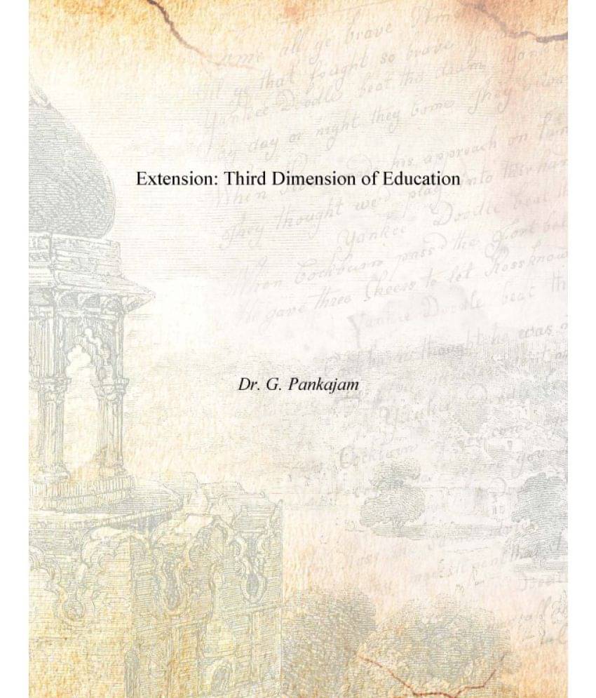 Extension: third Dimension of Education Extension: third Dimension of Education