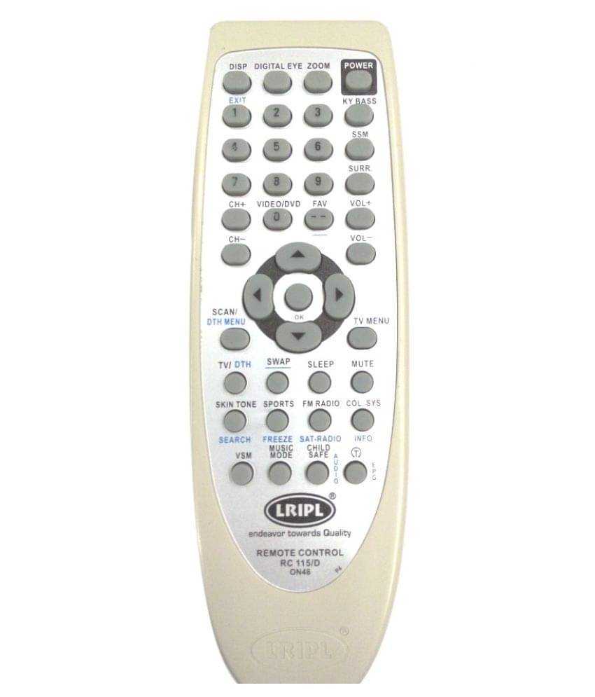     			Millimax rav14 TV Remote Compatible with Onida
