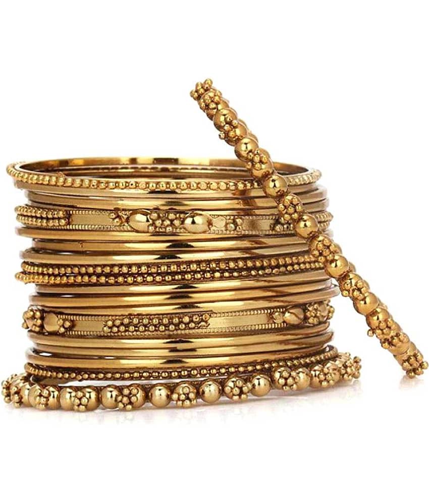 Zeneme Gold Bangle Set - Bangles & Bracelets | Buy online on ZillyBuy