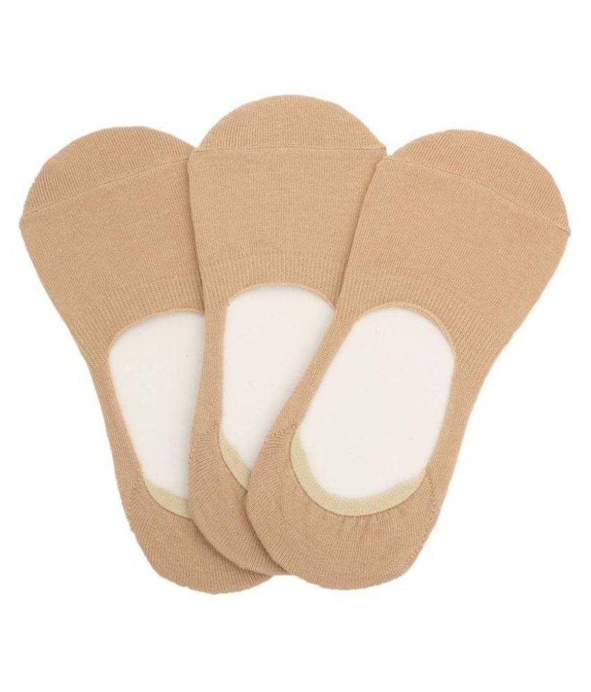     			Tahiro Beige Casual No Show Socks