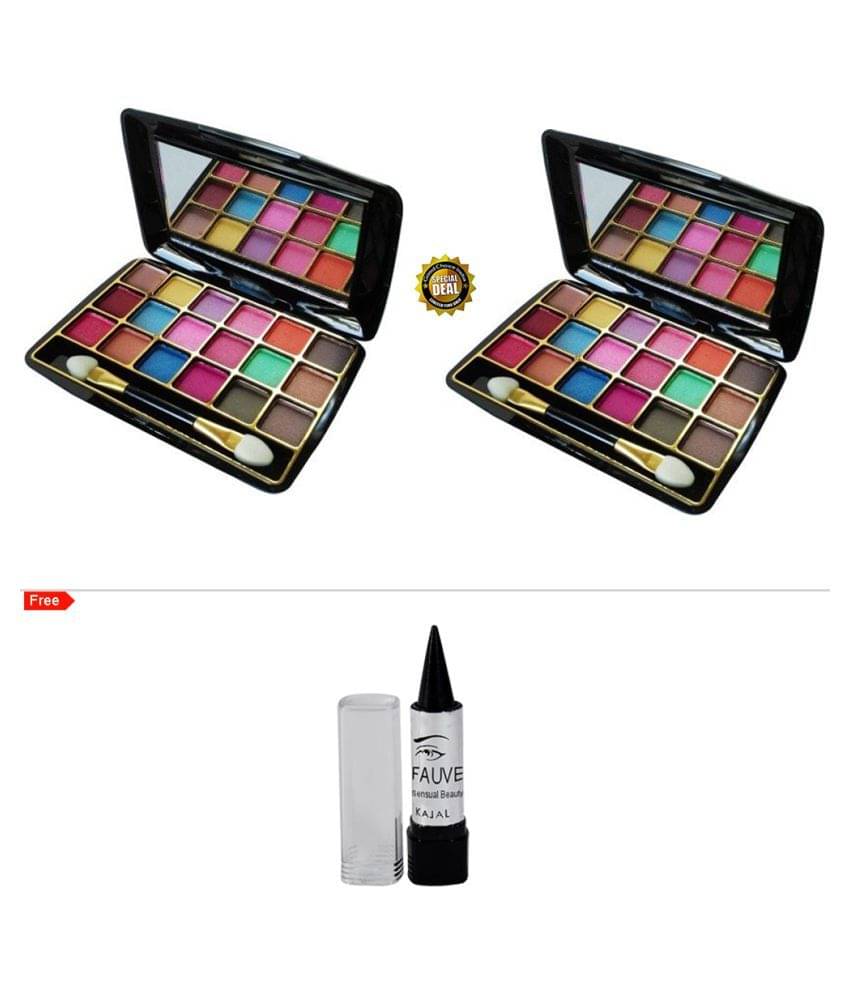     			Mars Imported Multi Eye Shadow Pressed Powder 18 Shade Colours 2 no.s Pack of 2