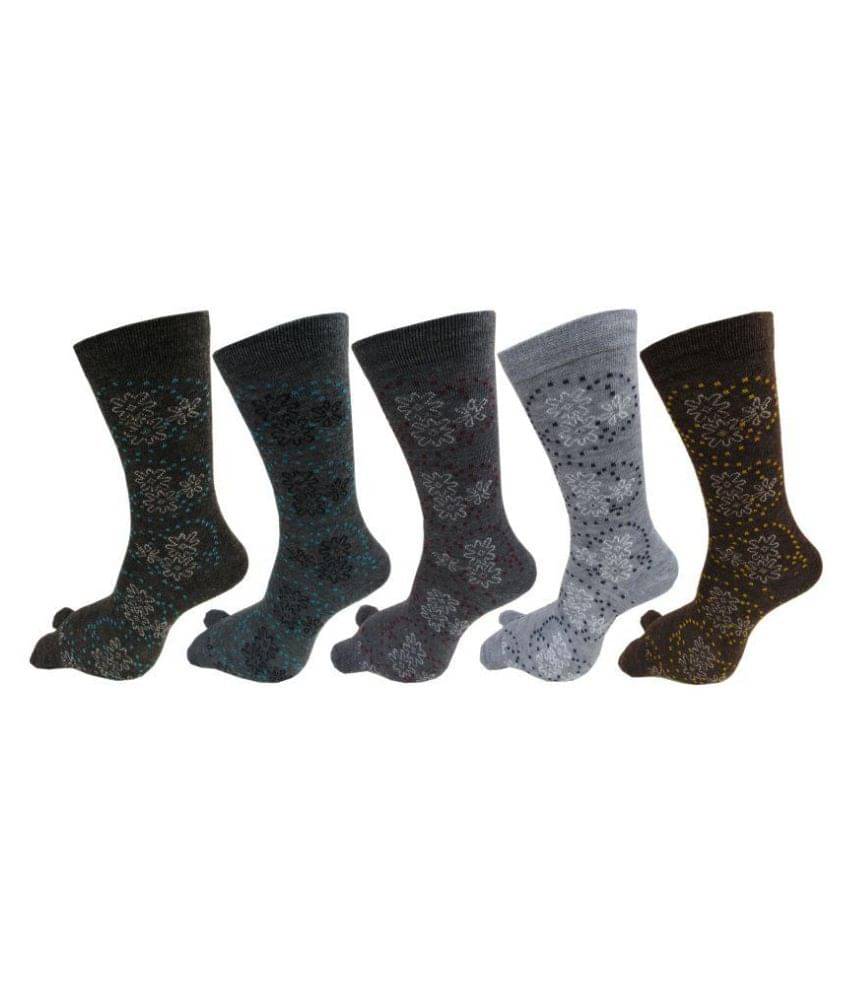     			Rc. Royal Class Multicolor Mid Length Women's Winter Socks (Pack of 5)