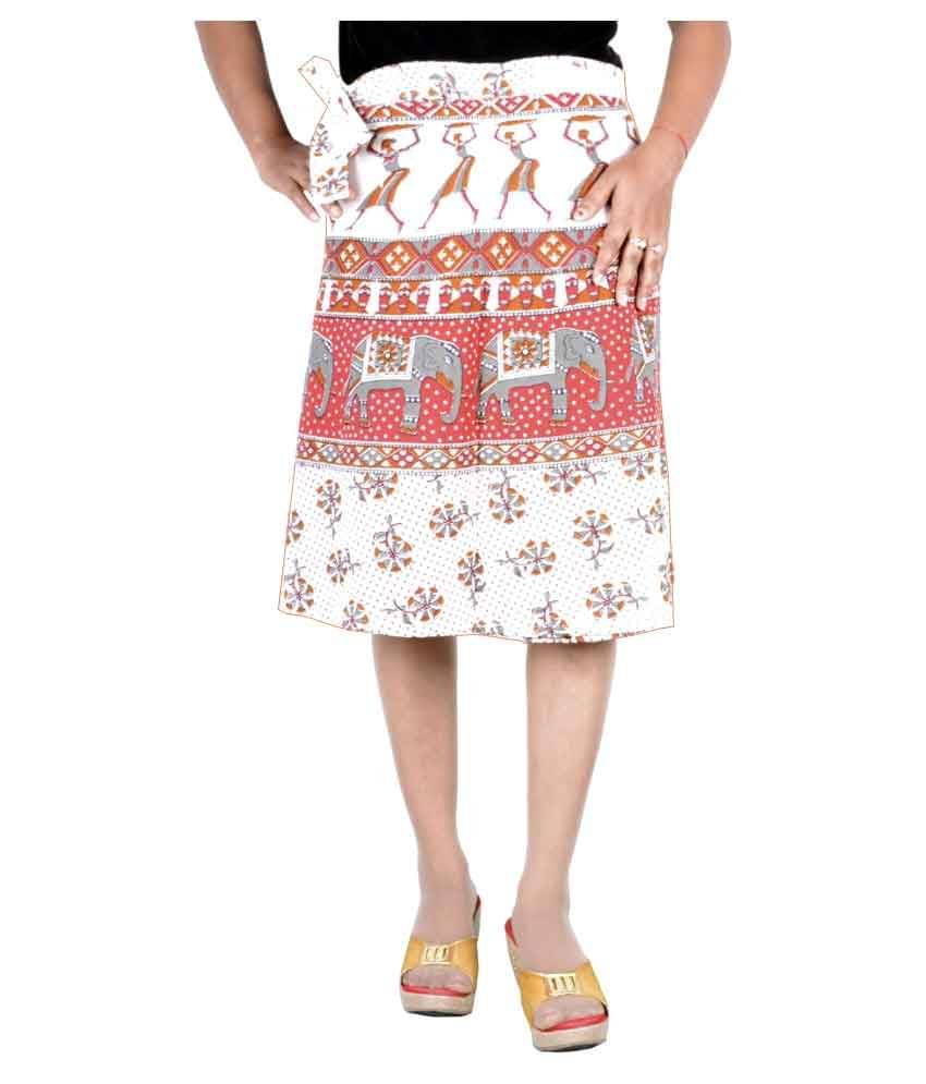     			Sttoffa Cotton Wrap Skirt