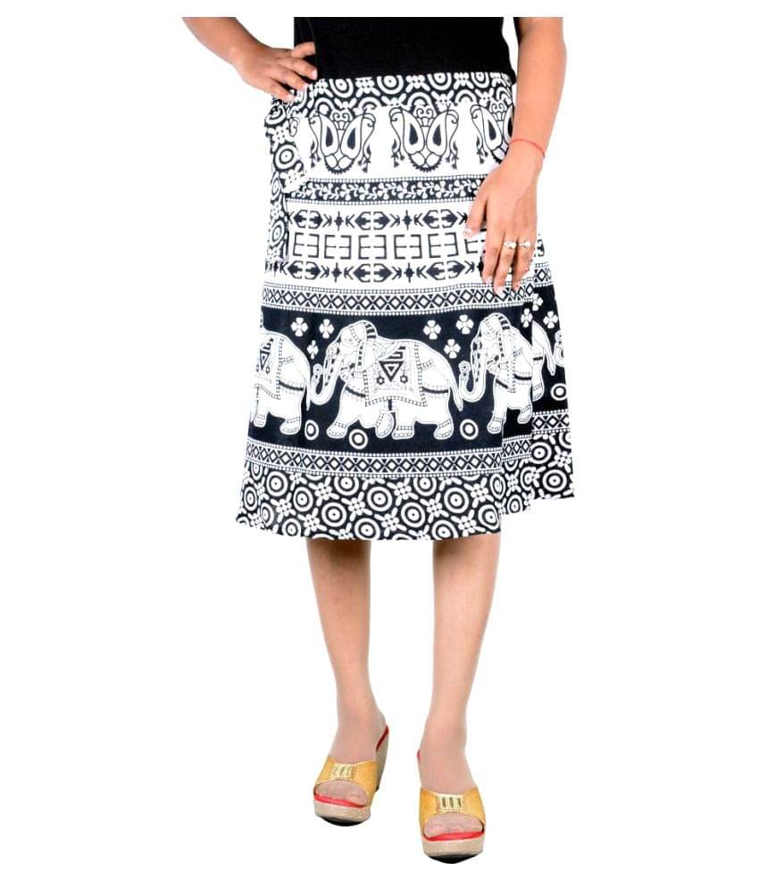     			Sttoffa Cotton Wrap Skirt