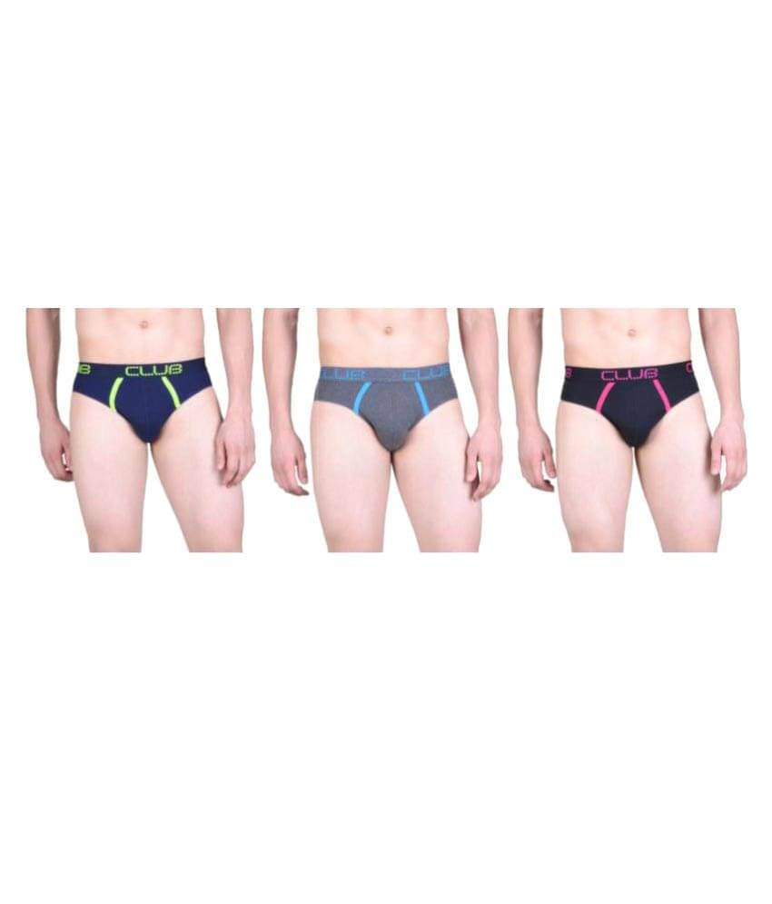 Dollar Bigboss Men's Pack of 3 Cotton Superior Snug Fit Solid Brief (Colour May Vary) Dollar Bigboss Men's Pack of 3 Cotton Superior Snug Fit Solid Brief (Colour May Vary)