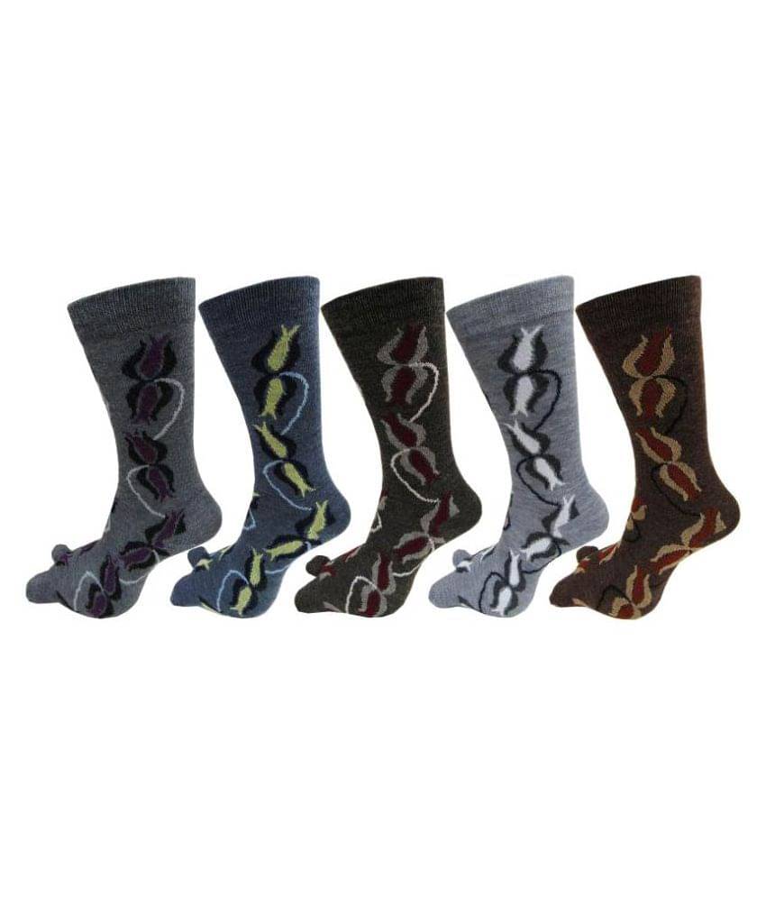     			Royal Class Multicolor Women's Winter Socks (Pack of 5)