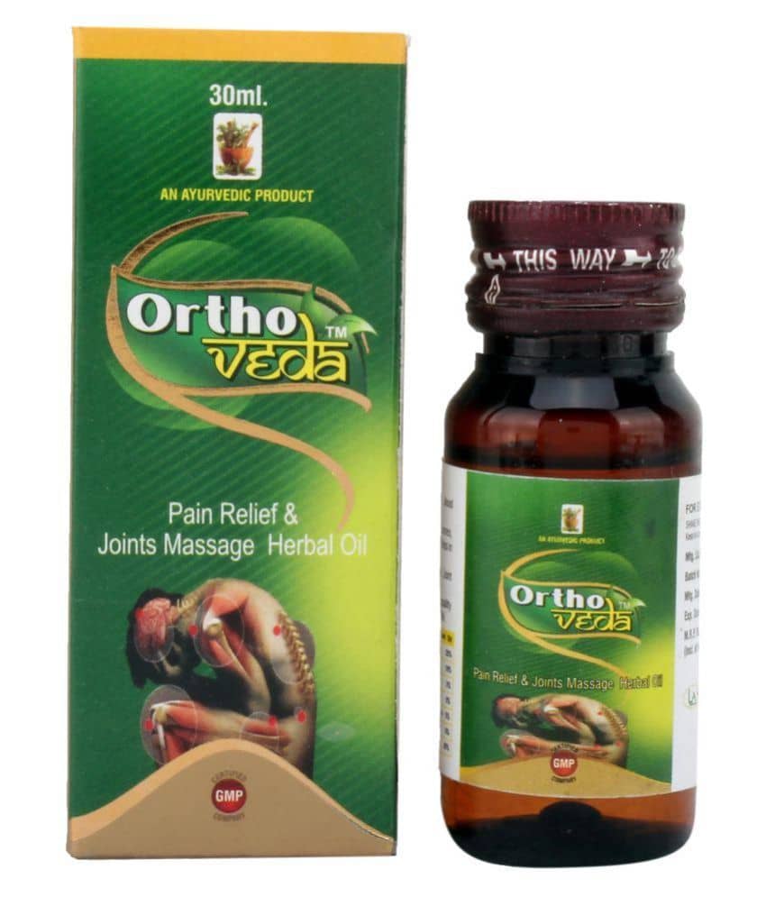La Nutraceuticals Ortho Veda Ayurvedic Pain Relief Oil 30ml (Pack of 3)| Instant Relief for Joint, Knee, Back & Muscle Pain Fast-Acting Herbal Formula