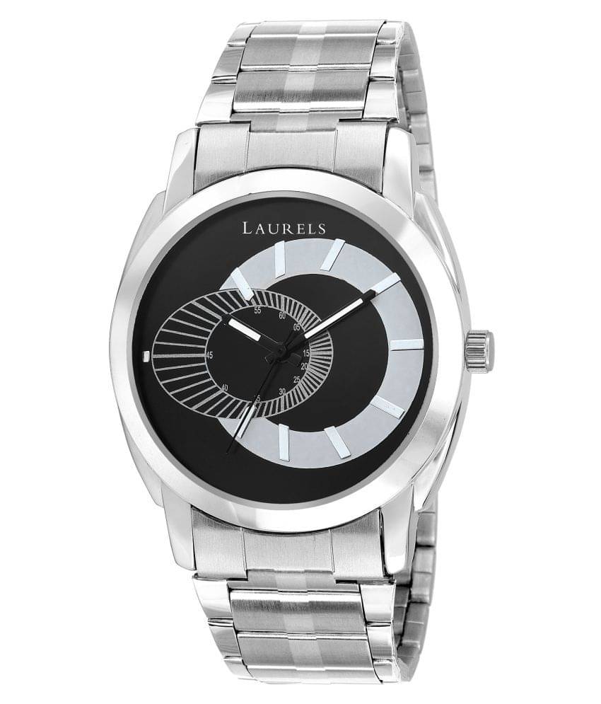     			Laurels Silver Analog Men's Watch - Lo-Polo-702