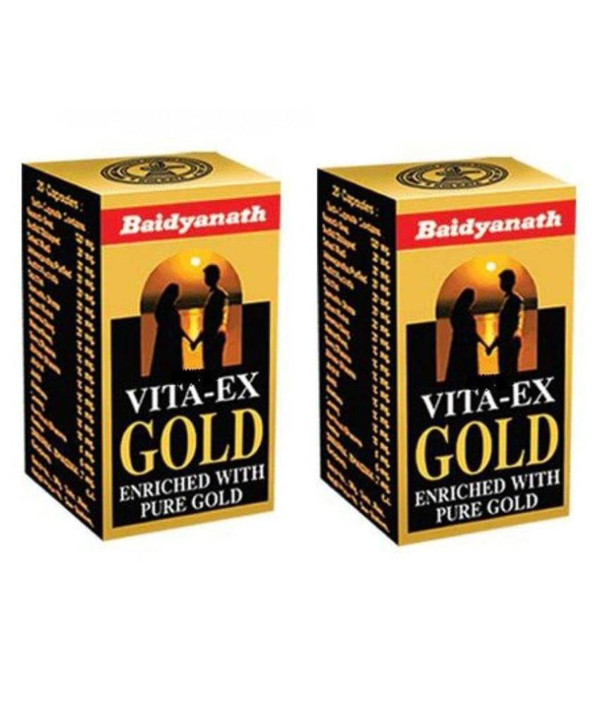Baidyanath Vita Ex Gold (2*20 Cap. Pack) Capsule 20 no.s     			Baidyanath Vita Ex Gold (2*20 Cap. Pack) Capsule 20 no.s