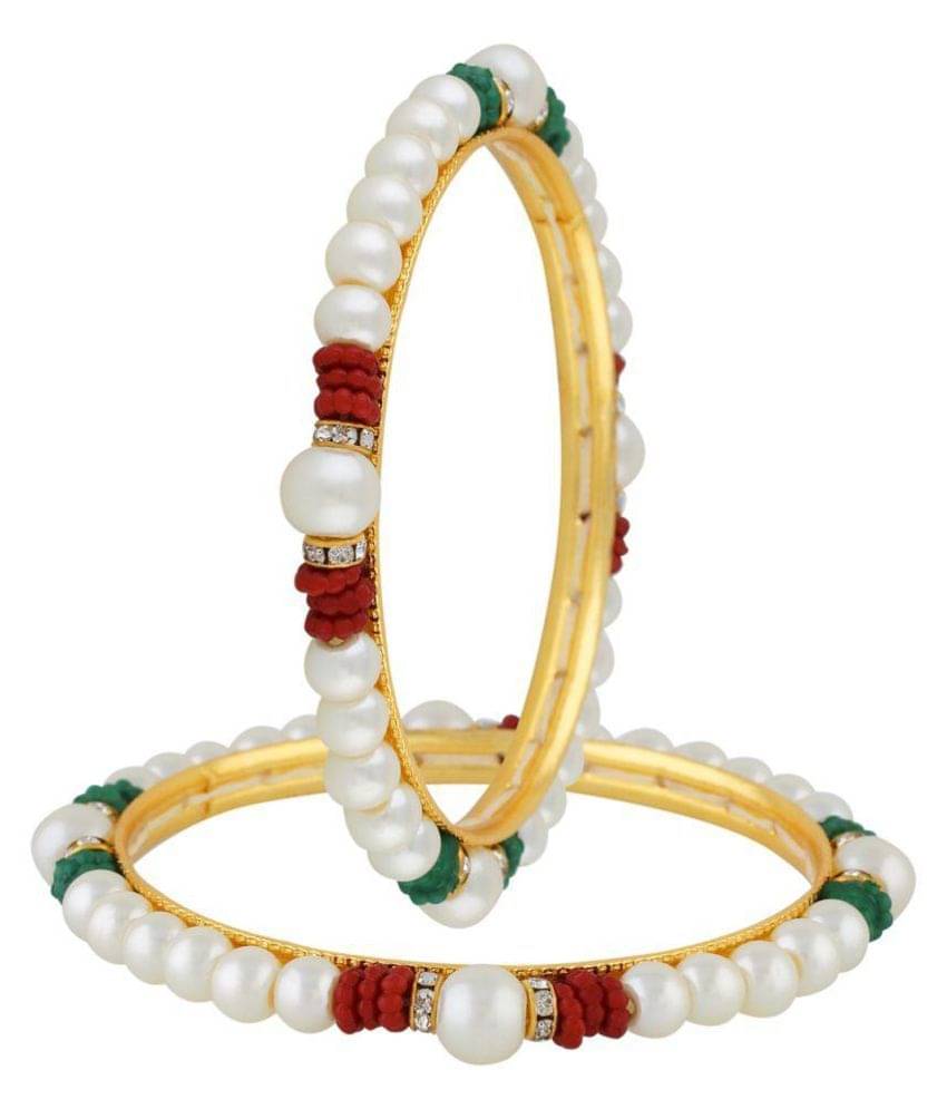     			Vishakapearlsandjewellers Multicolour Bangle Set