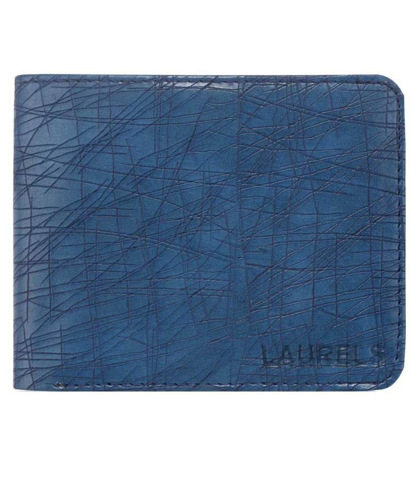     			Laurels Blue Casual Regular Wallet