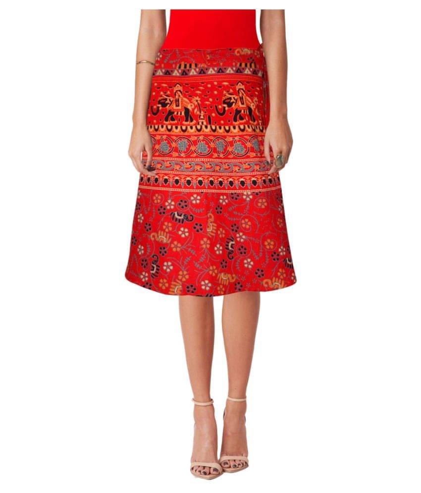     			Sttoffa Cotton Wrap Skirt