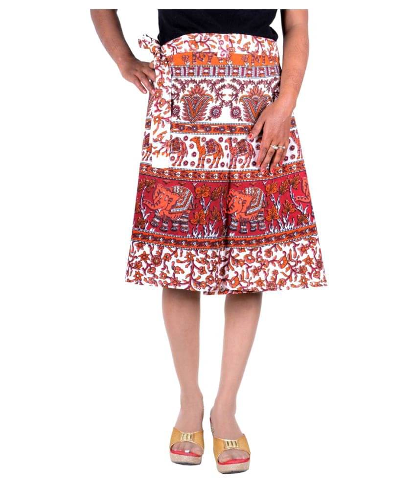    			Sttoffa Cotton Wrap Skirt