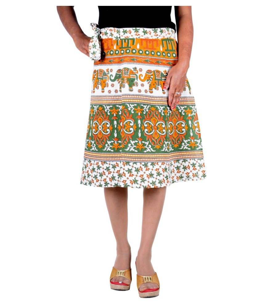 Sttoffa Cotton Wrap Skirt Sttoffa Cotton Wrap Skirt