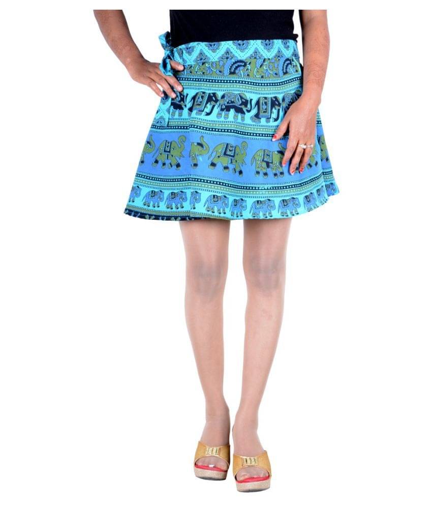     			Sttoffa Cotton Wrap Skirt