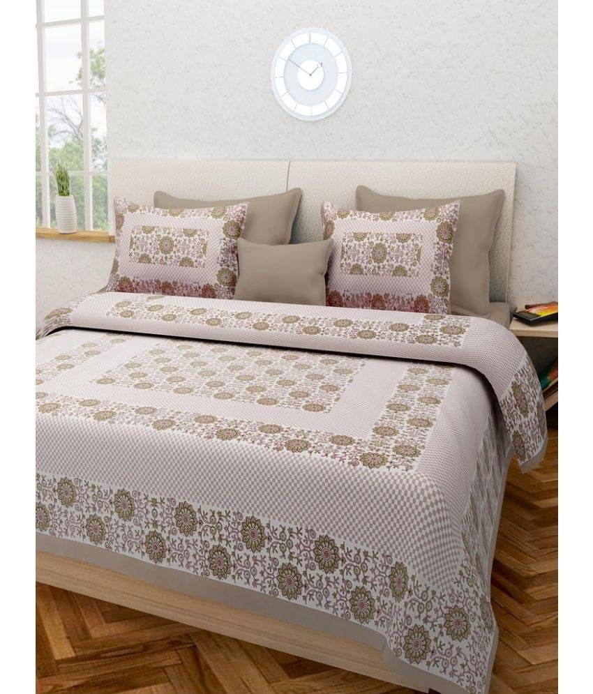 Uniqchoice Cotton Double Bedsheet ( Multicolor ) Uniqchoice Cotton Double Bedsheet ( Multicolor )