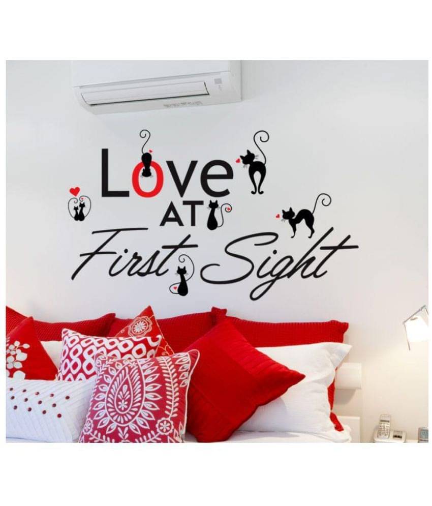     			Happy Sticky Love First Sight Vinyl Wallstickers Multicolour