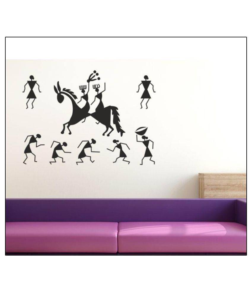     			Happy Sticky Old Music Dance Vinyl Black Wall Stickers