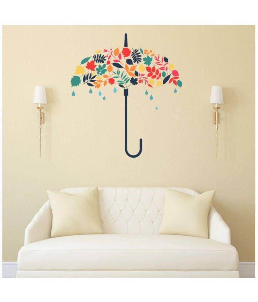 HAPPY STICKY HappySticky Umbrella MultiColour Vinyl WallSticker Vinyl Multicolour Wall Stickers HAPPY STICKY HappySticky Umbrella MultiColour Vinyl WallSticker Vinyl Multicolour Wall Stickers
