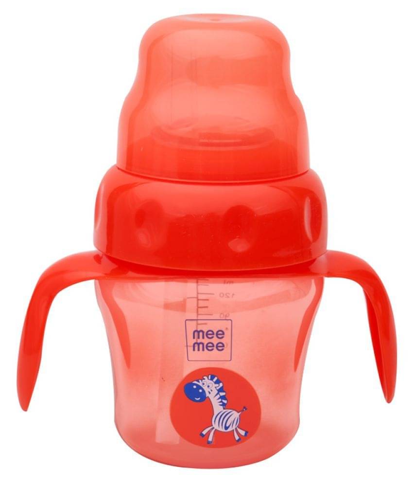 Mee Mee Red Plastic Straw sippers baby sipper bottle Mee Mee Red Plastic Straw sippers baby sipper bottle