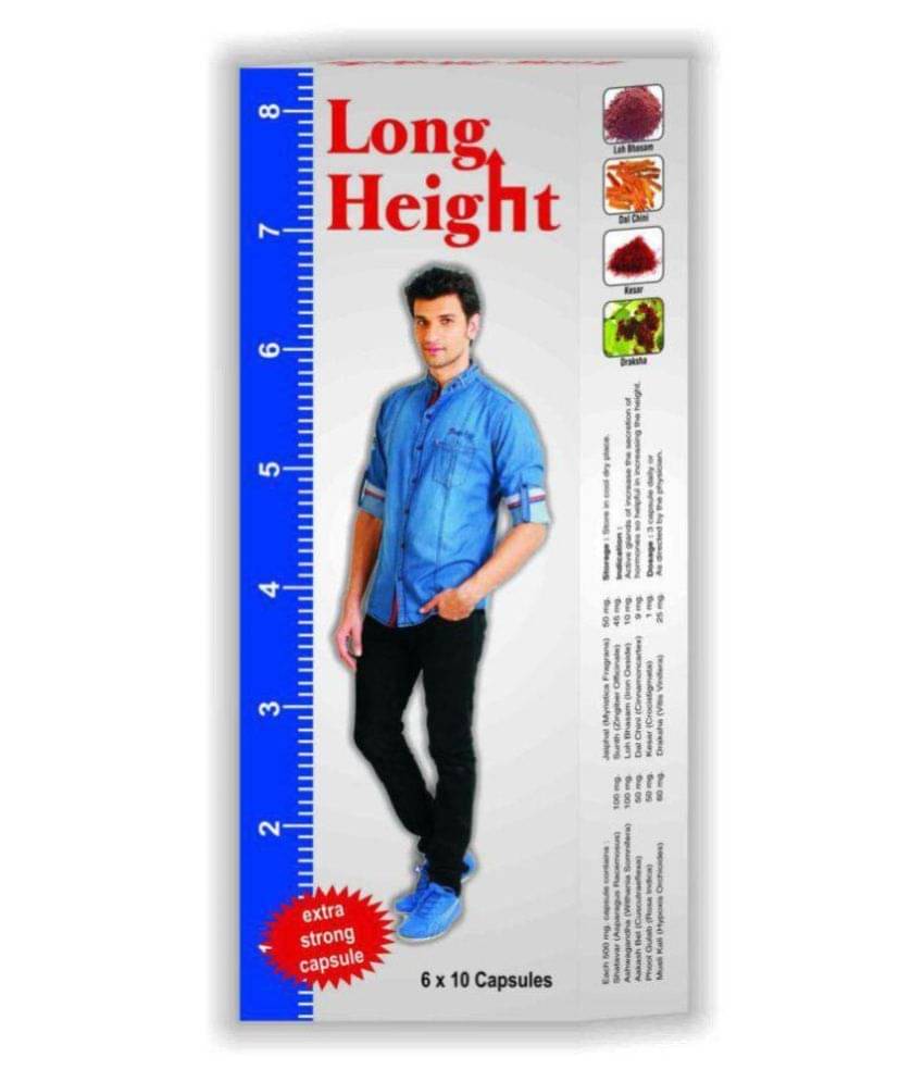 Ayurveda Cure Long Height (To Increase Height) Capsule 60 No.S Ayurveda Cure Long Height (To Increase Height) Capsule 60 No.S