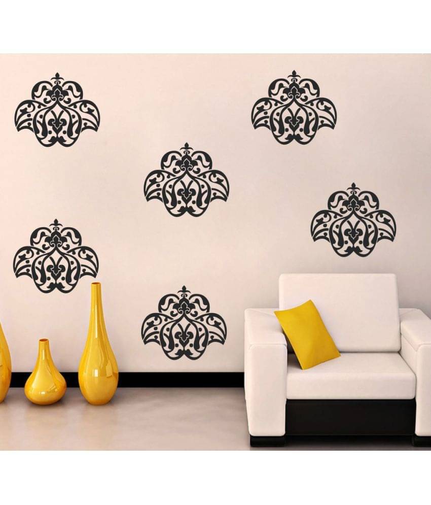     			Decor Villa Blog Motif Vinyl Black Wall Stickers