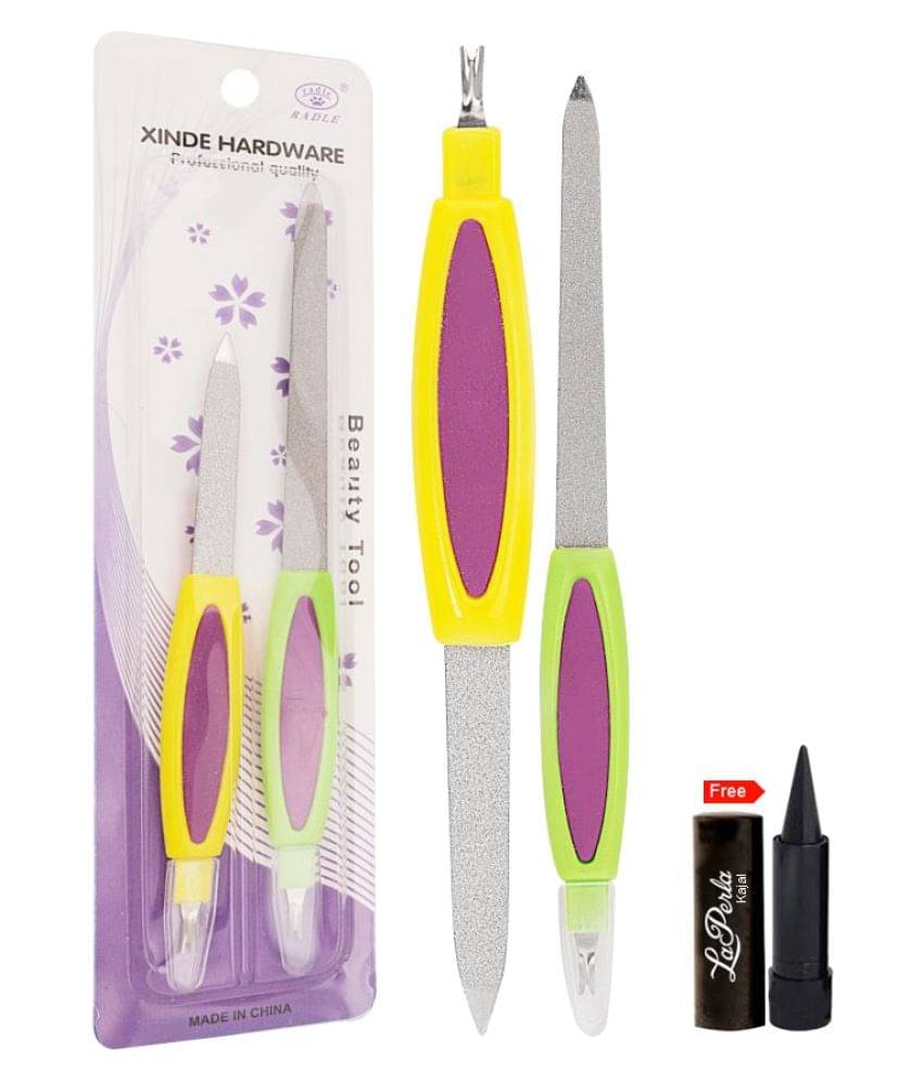 Adbeni Professional Quality Multi Color Nail File With Trimmer Pack of 1 With Kajal Adbeni Professional Quality Multi Color Nail File With Trimmer Pack of 1 With Kajal