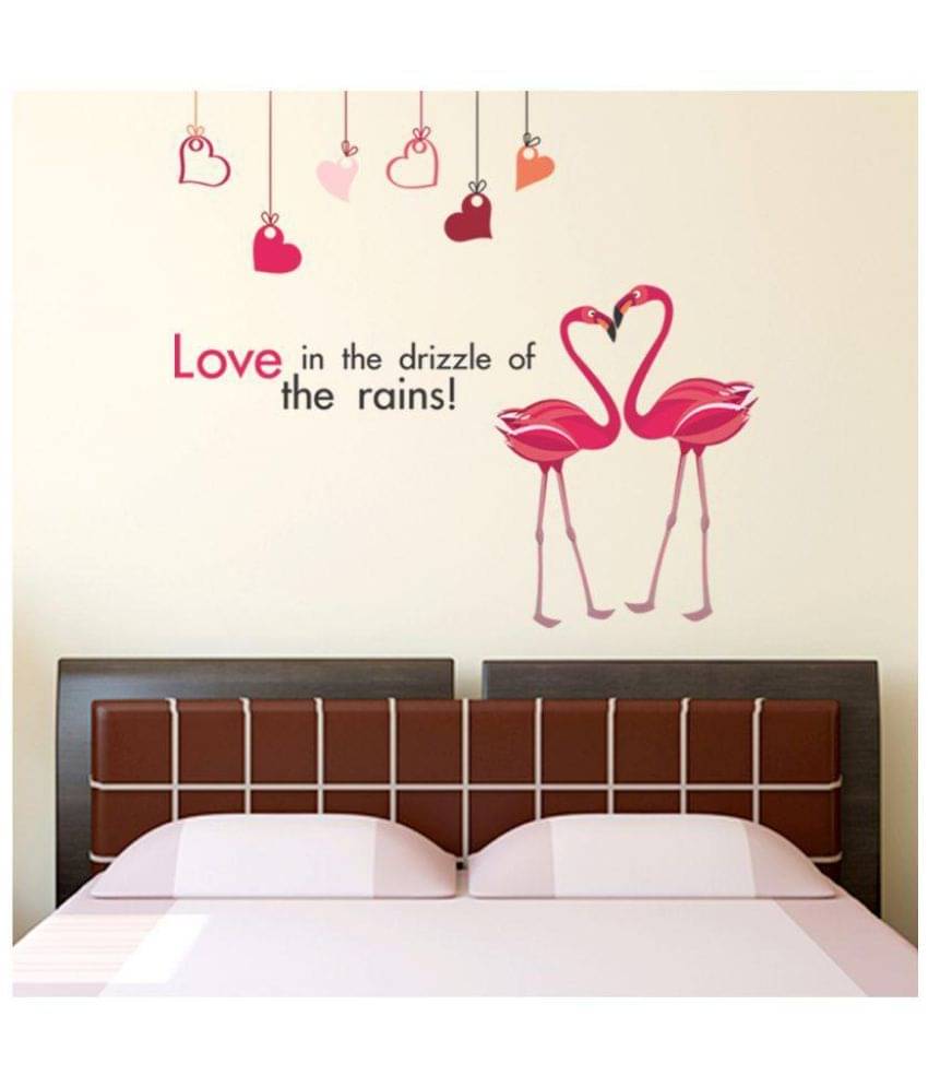     			Happysticky Love Vinyl Multicolour Wall Stickers