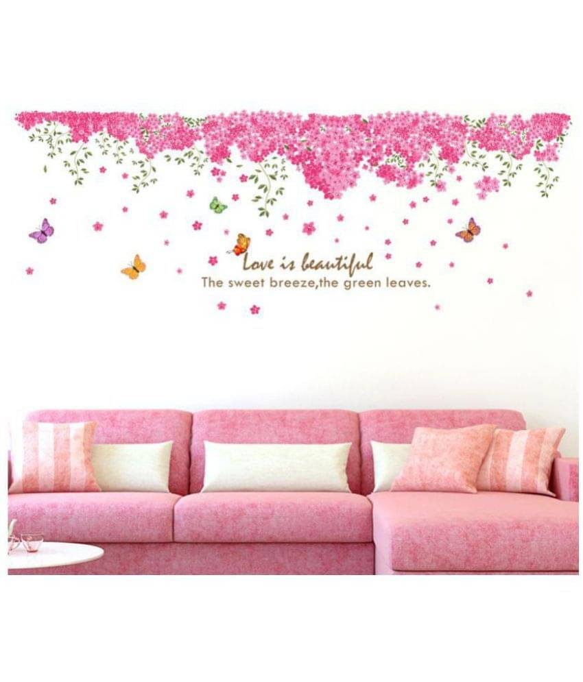     			Happysticky Love Vinyl Multicolour Wall Stickers