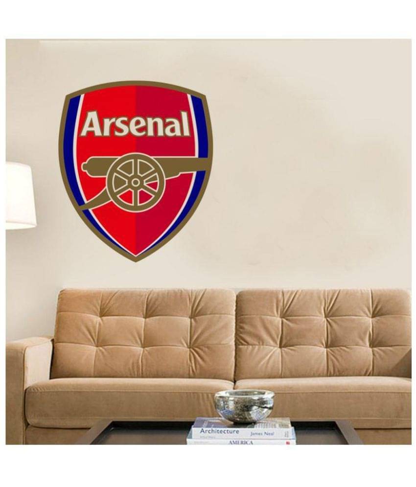     			Happysticky ARSENAL Vinyl Multicolour Wall Stickers