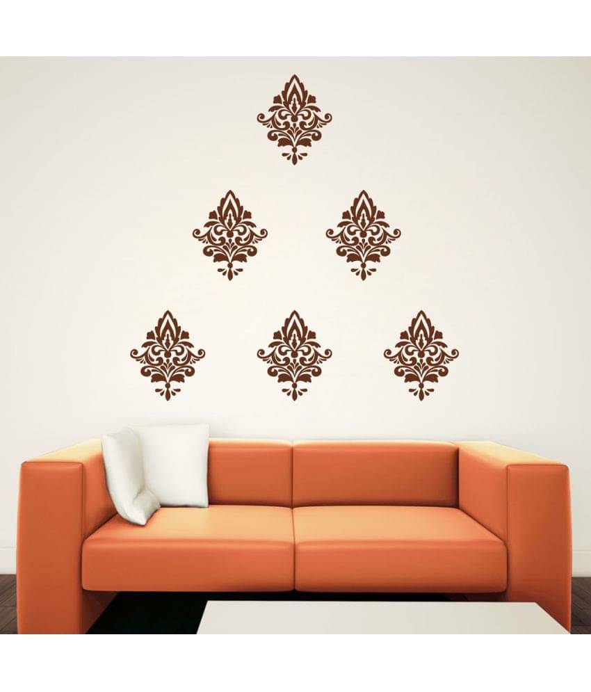     			Decor Villa Visual motif Vinyl Brown Wall Stickers