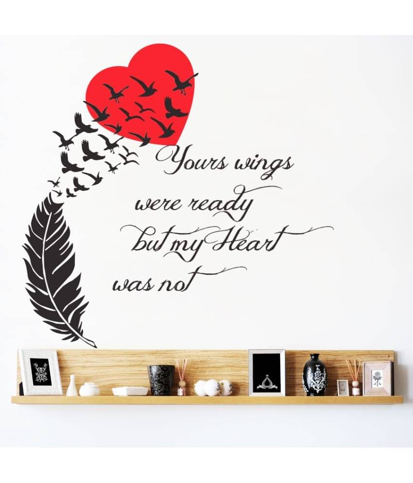     			Decor Villa Your Wings Wall Vinyl Multicolour Wall Stickers