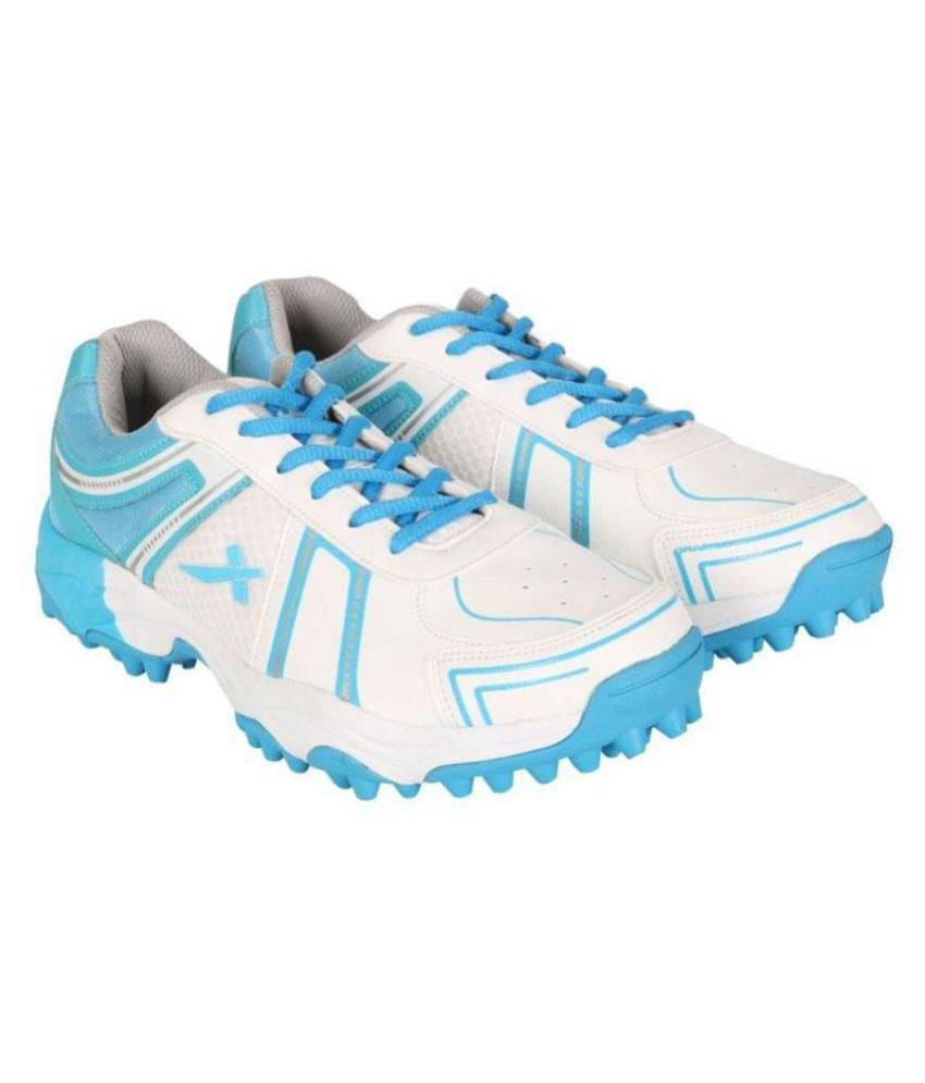     			Vector X Target White Cricket Shoes