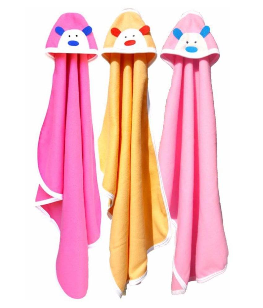     			Brandonn - Multicolor Fleece Baby AC Blanket (Pack of 3)