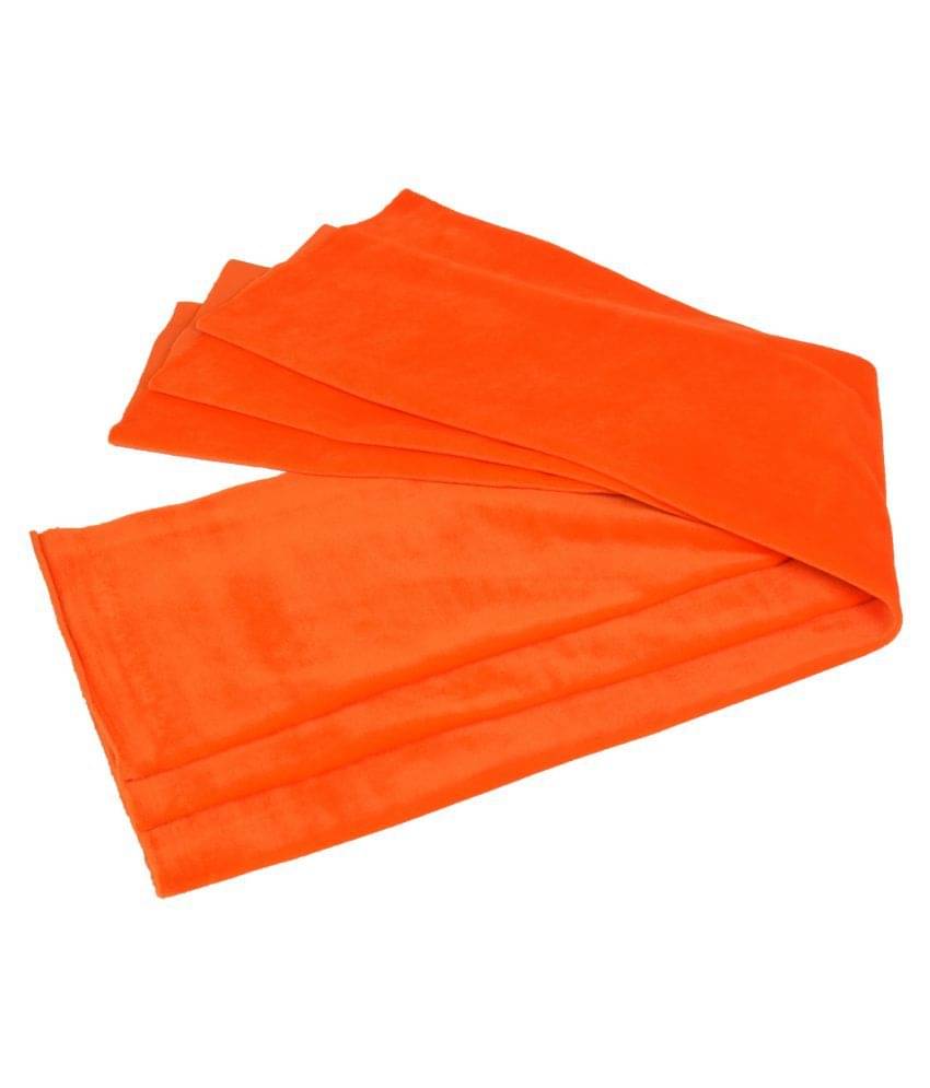     			Felt Cloth ( Fleece Fabric) Size 32" * 36" Colour. Orange, Used. In Dresses, Cushions, Soft Toys Making, Art & Craft , Jackets, Purses, Etc